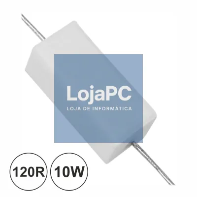 RESISTÊNCIA BOBINADA 120R 10W