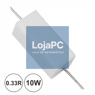RESISTÊNCIA BOBINADA 0.33R 10W