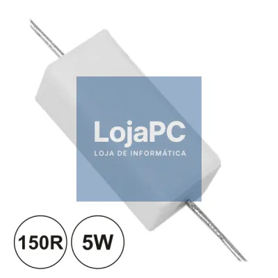 RESISTÊNCIA BOBINADA 150R 5W