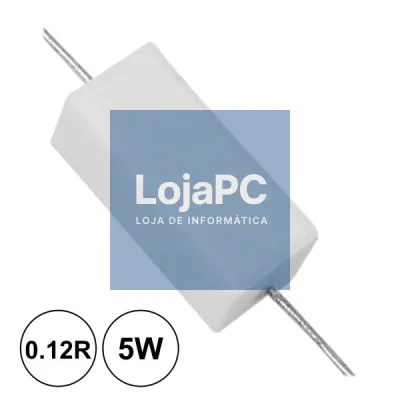 RESISTÊNCIA BOBINADA 0.12R 5W