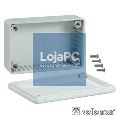 CAIXA ABS CINZA ESCURO 90x56x16MM