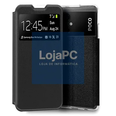 COOL Flip Cover for Xiaomi Poco M5 Smooth Black