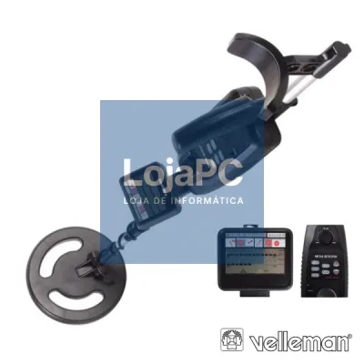 DETECTOR DE METAIS C/ VISOR LCD VELLEMAN