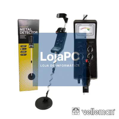 DETECTOR DE METAIS C/ MEDIDOR VU VELLEMAN