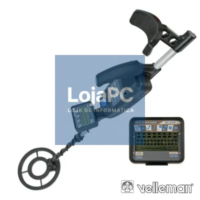 DETECTOR DE METAIS C/ VISOR LCD VELLEMAN