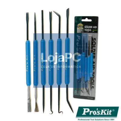 CONJUNTO DE FERRAMENTAS P/ SOLDADURA PROSKIT