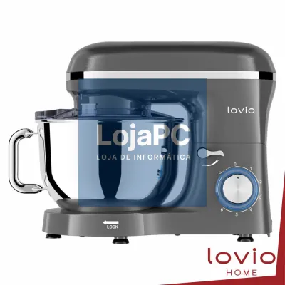 Robô de Cozinha 1900W C/ Taça Inox 6.2L Cinzento LOVIO