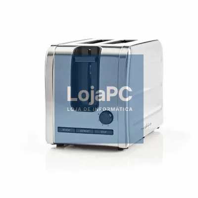 Torradeira 2 Ranhuras Aço Inoxidável NEDIS