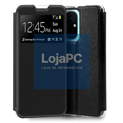 COOL Flip Cover for Xiaomi Redmi 12C Smooth Black