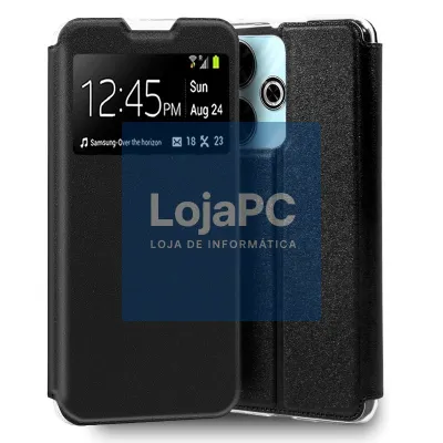 COOL Flip Cover for Xiaomi Redmi 13 / Poco M6 Smooth Black