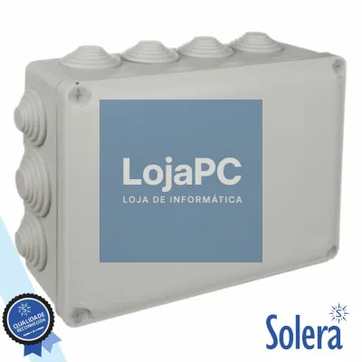 Caixa De Passagem Estanque C/ 14 Com 230x180x88MM SOLERA
