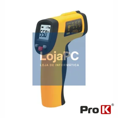 Termómetro IR Digital C/ Laser -50ºC a 550ºC Industrial PROK