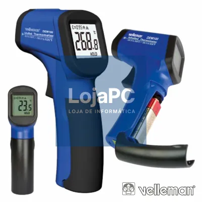 TERMÓMETRO IR DIGITAL C/ LASER VELLEMAN