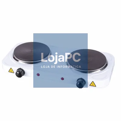Fogão Elétrico 2 Placas Branco 2000W