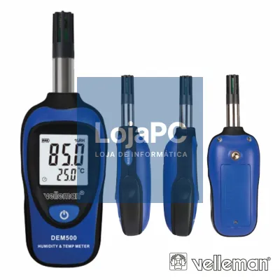 MINI MEDIDOR DE TEMPERATURA E HUMIDADE VELLEMAN