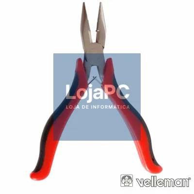 ALICATE DE PONTAS PLANAS ARREDONDADAS 122MM VELLEMAN