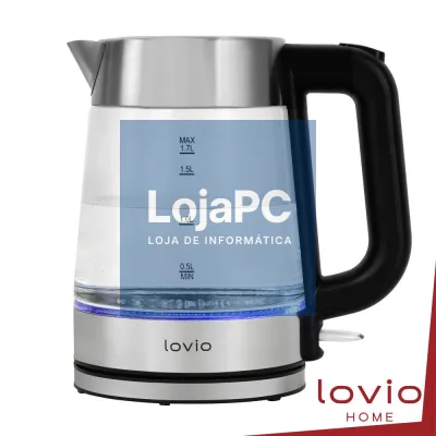 Fervedor de Água Elétrico INOX 2200W 1.7L LOVIO