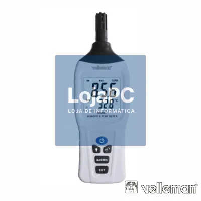 Medidor de Humidade Digital C/ Termómetro VELLEMAN