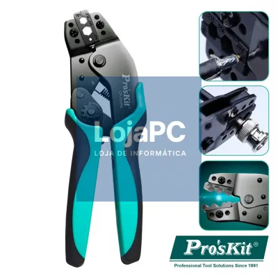 Alicate de Cravar Fichas Coaxiais BNC 190mm PROSKIT