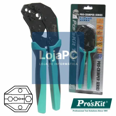 ALICATE DE CRAVAR FICHAS COAXIAIS RG PROSKIT
