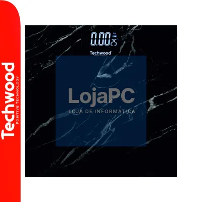 Balança Corporal 180kg Digital Vidro TECHWOOD