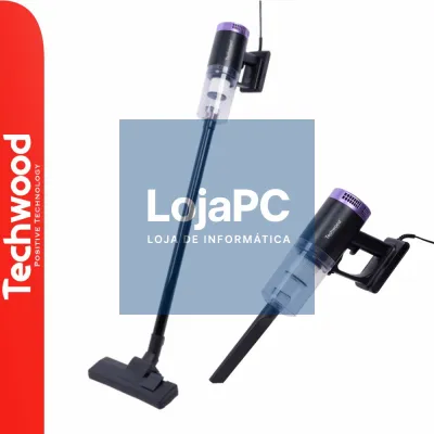 Aspirador Multiciclónico Vertical 2 Em 1 600W TECHWOOD