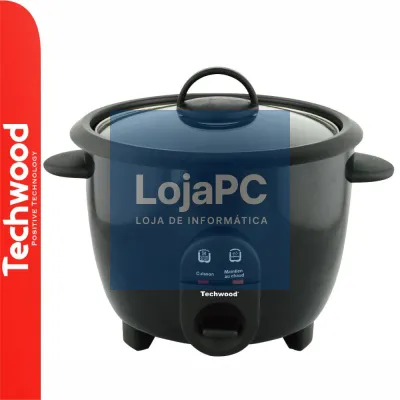 Panela Elétrica P/ Arroz 1L 400W Preto TECHWOOD