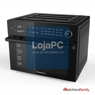 Forno / Fritadeira S/ Óleo Digital 30L 1800W Preto MFAMILY