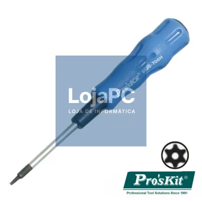 CHAVE TORX C/ FURO T06H 135MM PROSKIT