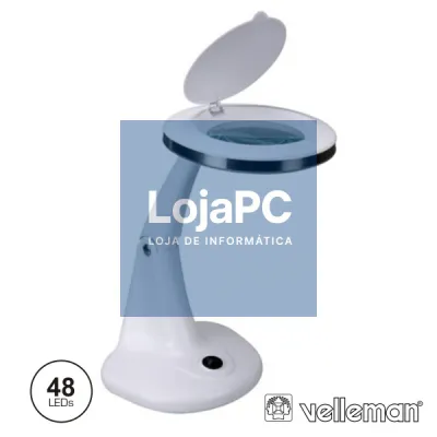 CANDEEIRO C/ LUPA SECRETÁRIA 3/12 DIOPTRIAS 48 LEDS 5W