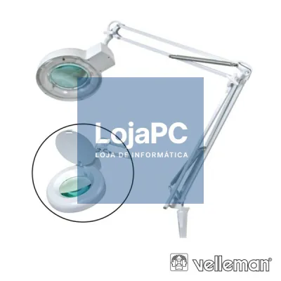 CANDEEIRO C/ LUPA BANCADA 8 DIOPTRIAS 22W BRANCO