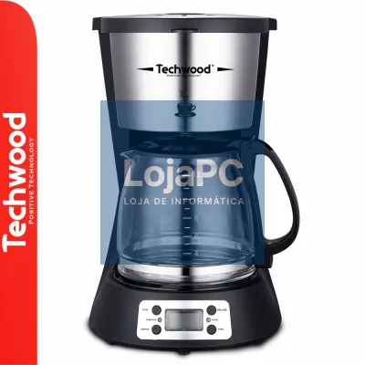 Máquina De Café Elétrica C/ Jarro 1.5L 1000W TECHWOOD