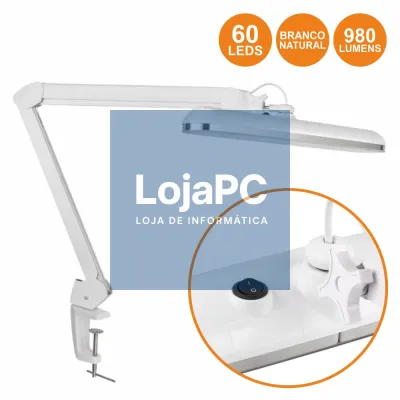 CANDEEIRO 60 LEDS 12W 4000K P/ BANCADA