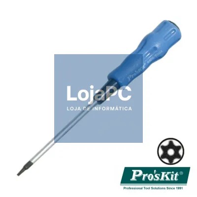 CHAVE TORX C/ FURO T08H 165MM PROSKIT