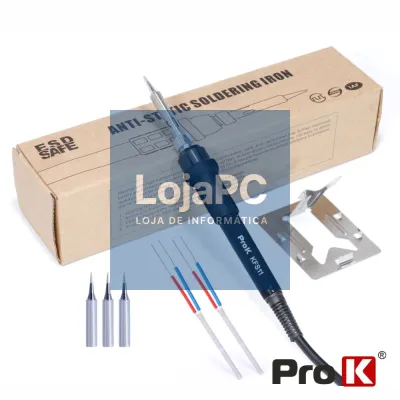 Ferro de Soldar 30W C/ Acessórios PROK