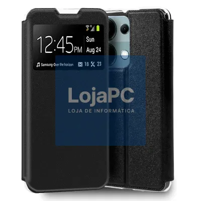 COOL Flip Cover for Xiaomi Redmi Note 13 Pro / Note 14S / Poco M6 Pro Smooth Black