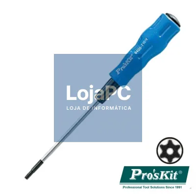 CHAVE TORX C/ FURO T15H 165MM PROSKIT