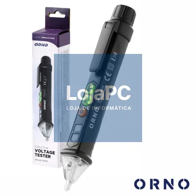 Detetor Tensão S/ Contato C/ Lanterna LED  AC/DC 1000V ORNO
