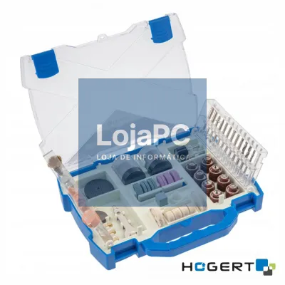 Conjunto de 145 Acessórios P/ Mini Berbequim HOGERT
