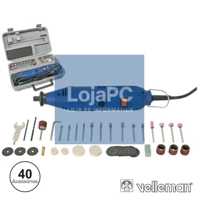 BERBEQUIM DE PRECISÃO ELÉCTRICO C/ 40 ACESSÓRIOS 220V