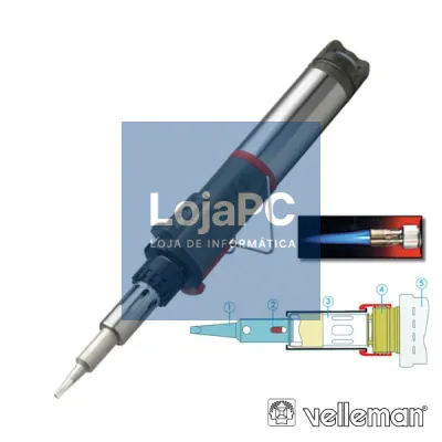 FERRO DE SOLDAR A GÁS VELLEMAN