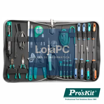 MALA FERRAMENTAS PROFISSIONAL P/ PC 28 PEÇAS PROSKIT