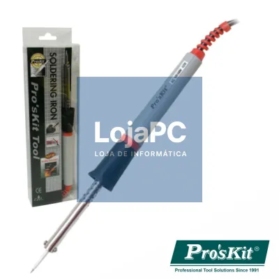 FERRO DE SOLDAR 40W RESISTÊNCIA CERÂMICA PONTA EXTRA PROSKIT
