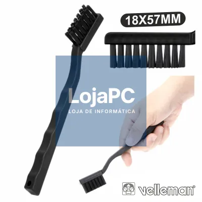 ESCOVA ANTI-ESTÁTICA LARGA 175MM VELLEMAN