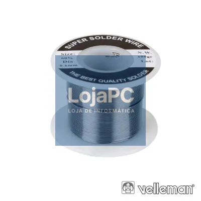 SOLDA 0.6MM 60/40 100G VELLEMAN
