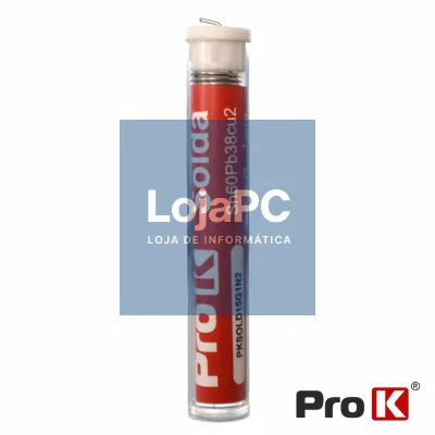 Solda 1mm Sn60Pb38Cu2 15g PROK