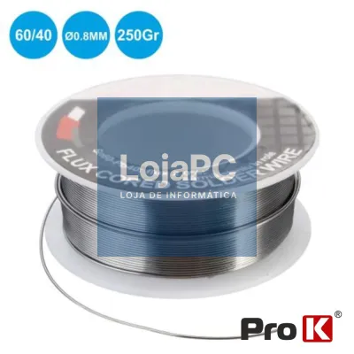 SOLDA 0.8MM 60/40 250G PROK