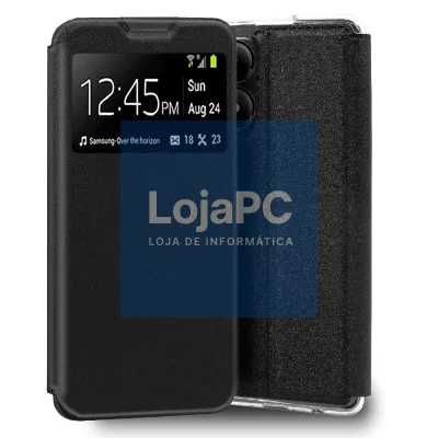 COOL Flip Cover for ZTE Blade A33s Smooth Black