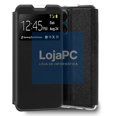 COOL Flip Cover for ZTE Blade A34 Smooth Black