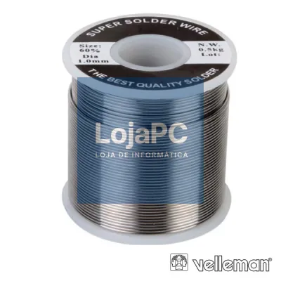 SOLDA 0.8MM 60/40 500G VELLEMAN